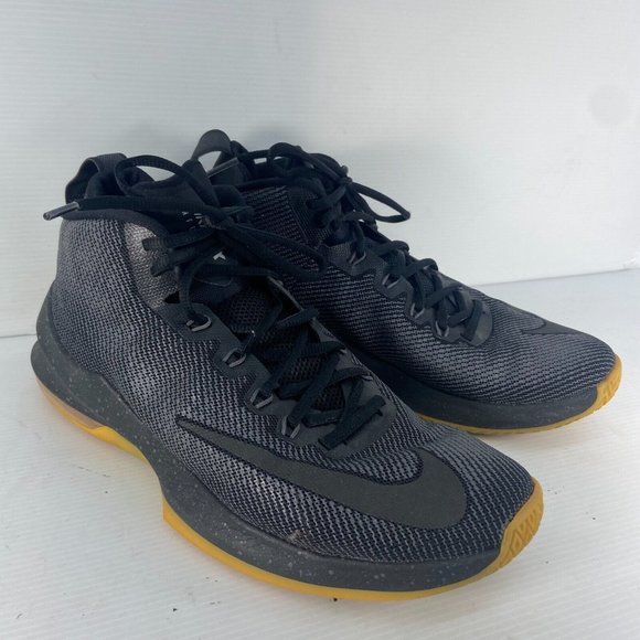 Nike Other - Nike Air Max Infuriate Charcoal Black Mid Rise Basketball Sneakers Mens Size 13